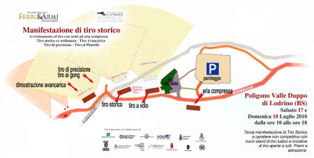 Mappa dell'area