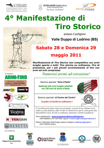 Locandina Tiro Storico 2011